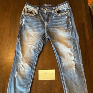 Miss Me Curvy Ankle Skinny Stretch Jean 30 Waist